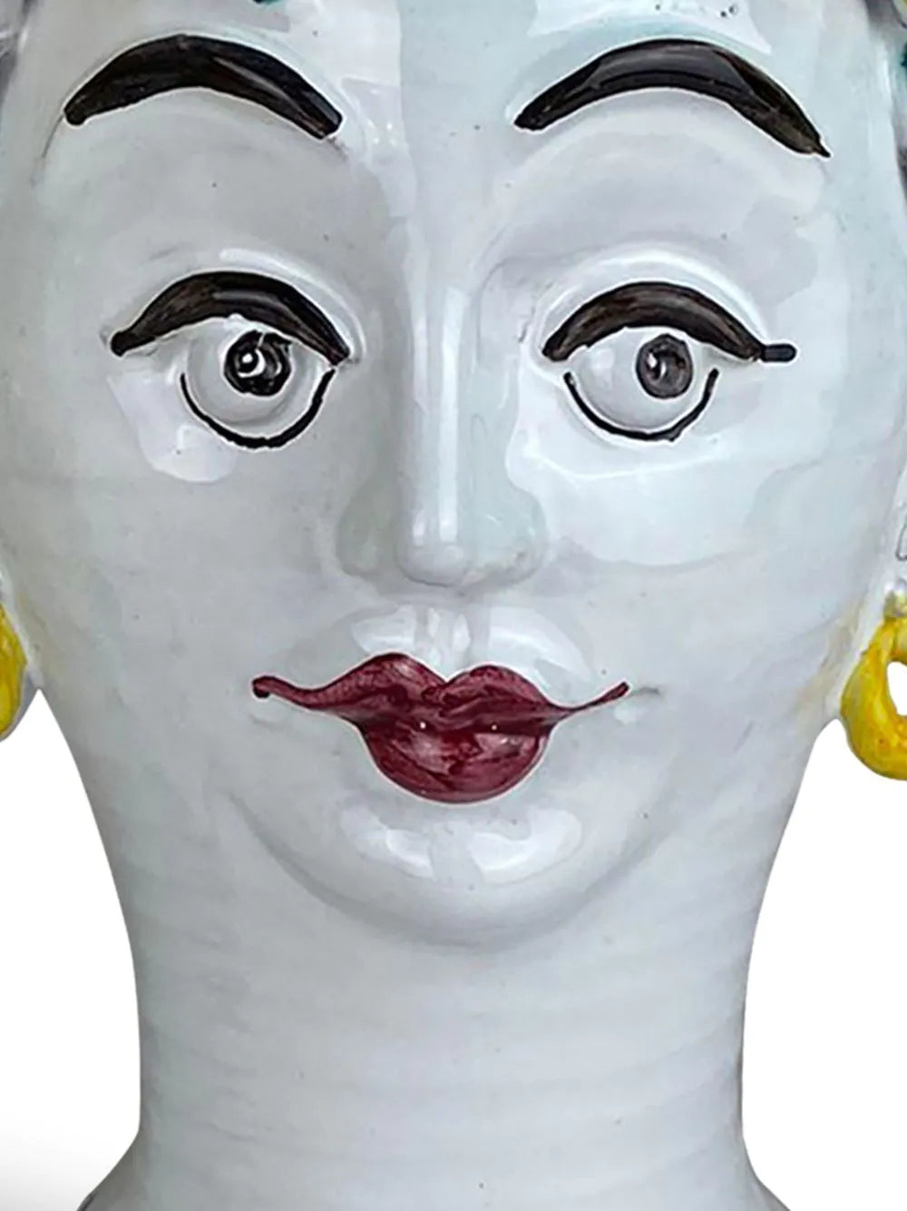 Signora Limone Hand Sculpted Vase