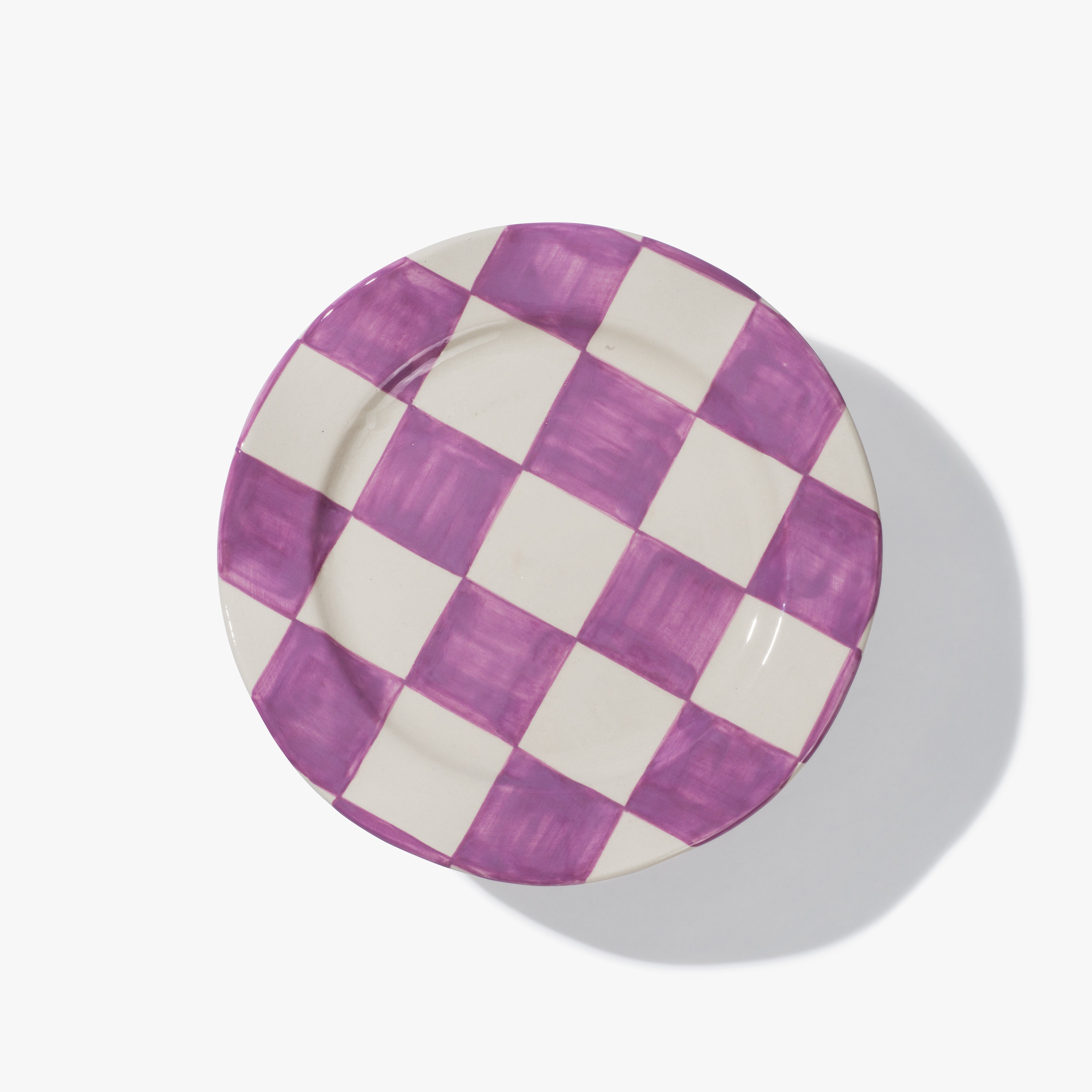 Baby Cakes Cake Stand, lilac check