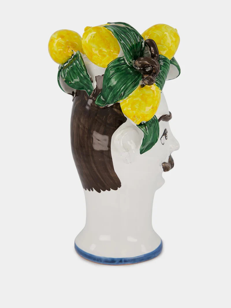 Signore Limone Handsculpted Vase